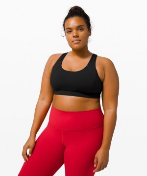Lululemon Free to Be Elevated Bra Sport BH Dam Svarta | SXKZ-94361