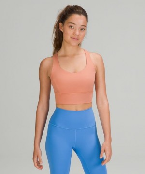 Lululemon Free to Be Serene Bra Longline Light Support, C/D Cup Sport BH Dam Rosa | GTXS-46287