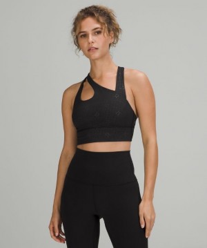 Lululemon Free to Be Serene Cross-Front Bra Light Support, C/D Cup Sport BH Dam Svarta | TUIZ-37850
