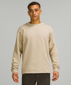 Lululemon French Terry Oversized Long Sleeve Crew Tröjor Herr Trench | SMYW-35924