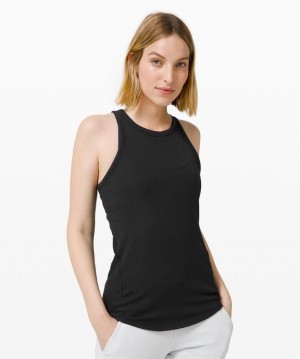 Lululemon Full Day Ahead Tank Blast Dam Svarta | GRHD-58024