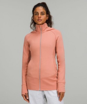 Lululemon Hooded Radiant Jacket Jackor Dam Rosa | SKJI-28419