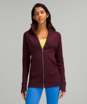 Lululemon Hooded Radiant Jacket Jackor Dam Cassis | VCMJ-46523