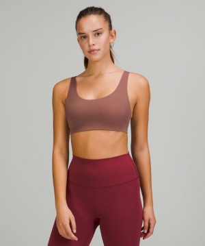 Lululemon In Alignment Straight-Strap Bra A/B Sport BH Dam Smoky Topaz | UFQM-64280