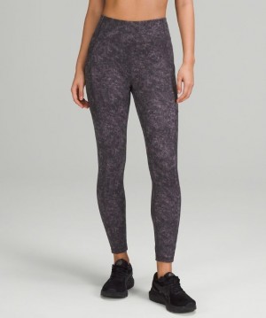 Lululemon Invigorate HR Tight 25 Leggings Dam Blå Tvätt Lavendel Svarta | KHNF-09356