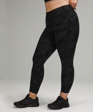 Lululemon Invigorate High-Rise Tight 25 Leggings Dam Camo Svarta Olika Färger | HYBE-59648