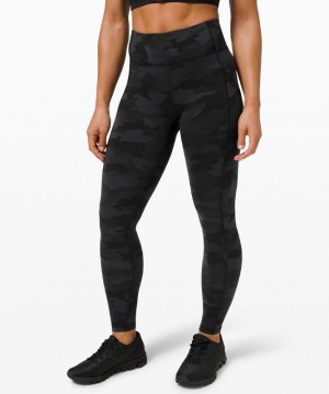 Lululemon Invigorate High-Rise Tight 28 Leggings Dam Camo Svarta Olika Färger | IHXA-70461