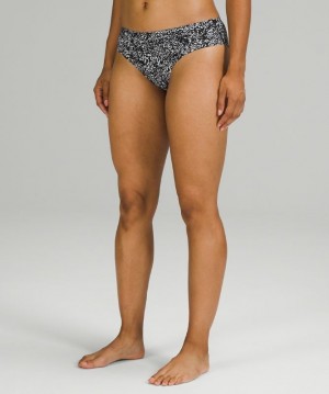 Lululemon InvisiWear Cheeky Bikini Underkläder Dam Vita Svarta | FJXQ-08643