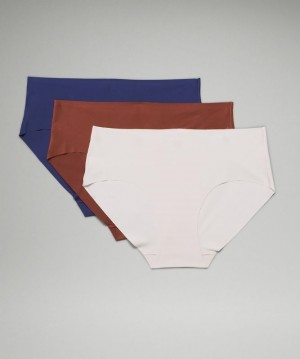 Lululemon InvisiWear Hipster 3P Underkläder Dam Bruna | LOVU-18342