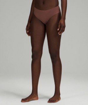 Lululemon InvisiWear Mid-Rise Bikini Underwear Underkläder Dam Smoky Topaz | USLM-52081