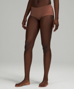 Lululemon InvisiWear Mid-Rise Boyshort Underwear Underkläder Dam Smoky Topaz | ZMEY-31890
