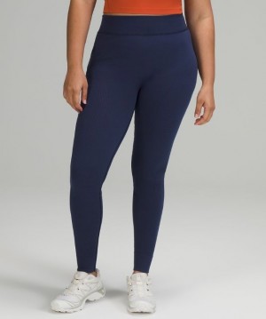 Lululemon Keep the Heat High-Rise Tight 27 Leggings Dam Night Sea | QJDZ-48905