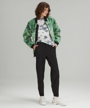 Lululemon LAB Wool-Blend Tie Dye LS Blast Dam Grå Mörkgrå | ELHW-90178