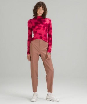 Lululemon LAB Wool-Blend Tie Dye LS Blast Dam Rosa | AJZH-48736