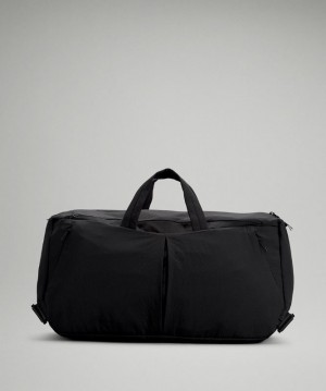Lululemon Lab Convertible Duffle Bag 29L Väskor Accessories Svarta | EKYC-72610