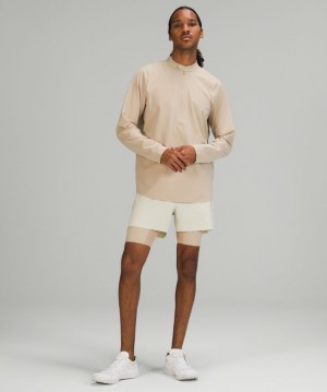 Lululemon Lab Long Sleeve Half-Zip Blast Herr Trench | HUSA-36570