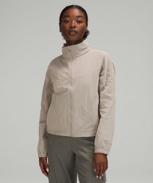 Lululemon Lightweight Hooded Jacket Jackor Dam Riverstone | HRND-04157