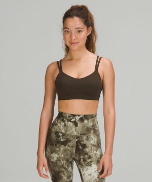 Lululemon Like a Cloud Bra Light Support Sport BH Dam Mörkolivgröna | YKIL-57132