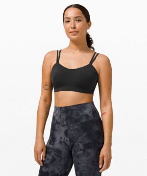 Lululemon Like a Cloud Bra Light Support Sport BH Dam Svarta | ABGP-08264