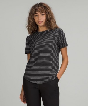 Lululemon Love Crew Blast Dam Svarta Vita | LMQF-26578