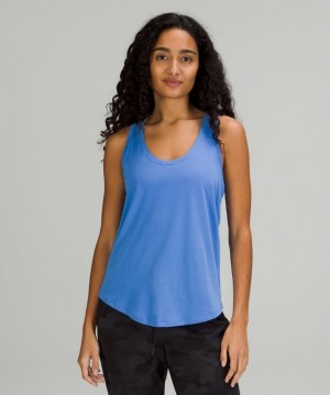 Lululemon Love Tank Blast Dam Blå | KYUJ-34810