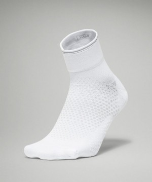 Lululemon MacroPillow Ankle Running Sock Medium Cushioning Strumpor Accessories Vita | JASC-19508