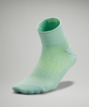 Lululemon MacroPillow Ankle Running Sock Medium Cushioning Strumpor Accessories Gröna | EVUL-45620
