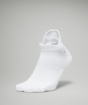 Lululemon MacroPillow Tab Run Sock Strumpor Accessories Vita | KYQD-74513