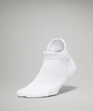 Lululemon MacroPillow Tab Running Sock Medium Cushioning Strumpor Accessories Vita | SLIM-40791