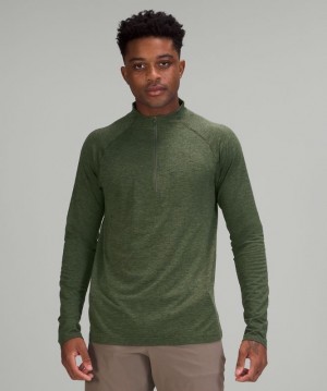 Lululemon Metal Vent Tech 1/2 Zip 2.0 Blast Herr Gröna Gröna | QGKN-53709