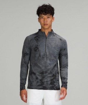 Lululemon Metal Vent Tech 1/2 Zip 2.0 Blast Herr Svarta | JDFN-14652