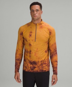 Lululemon Metal Vent Tech 1/2 Zip 2.0 Blast Herr Vinröda | VQOI-26591