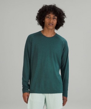 Lululemon Metal Vent Tech LS 2.0 Blast Herr Night Sea | YZNW-53921