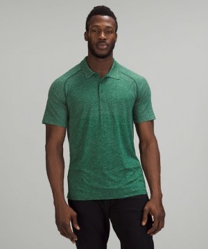 Lululemon Metal Vent Tech Polo 2.0 Blast Herr Mintgröna Gröna | SOBM-13267