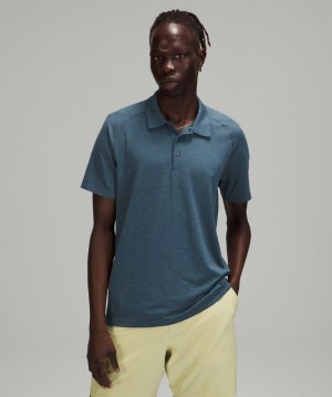 Lululemon Metal Vent Tech Polo 2.0 Blast Herr Blå Blå | NFDU-95716