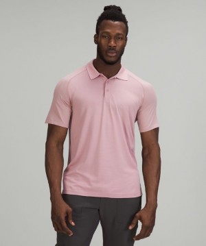 Lululemon Metal Vent Tech Polo 2.0 Blast Herr Beige Rosa Grå Bruna | KWAX-26148