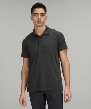 Lululemon Metal Vent Tech Polo 2.0 Blast Herr Svarta Svarta | BFGR-16284