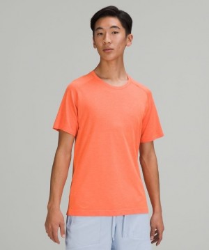 Lululemon Metal Vent Tech SS 2.0 Blast Herr Korall Orange | CITY-64192