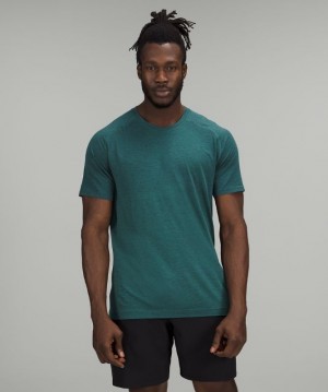 Lululemon Metal Vent Tech SS 2.0 Blast Herr Night Sea | XJSK-64785