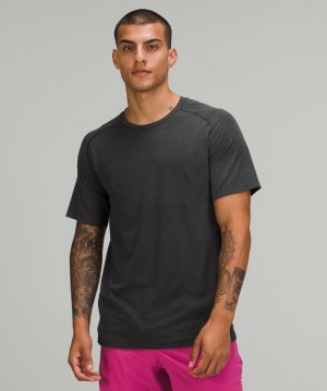 Lululemon Metal Vent Tech Short Sleeve Shirt 2.0 Blast Herr Svarta Svarta | ETXJ-90238