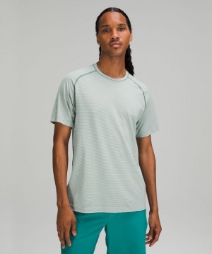 Lululemon Metal Vent Tech Short Sleeve Shirt 2.0 Blast Herr Vita Turkos | CUMF-47829