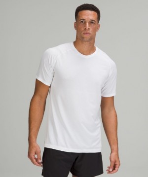 Lululemon Metal Vent Tech Short Sleeve Shirt 2.0 Blast Herr Vita Vita | VUJY-67390