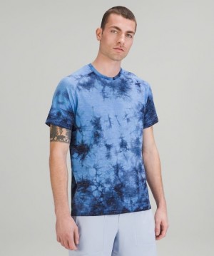 Lululemon Metal Vent Tech T 2.0 Blast Herr Blå Marinblå | OPVN-68290