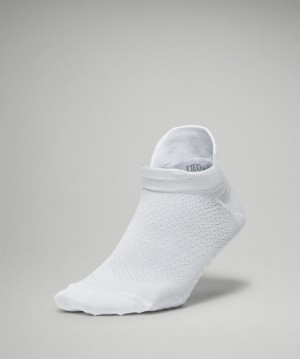 Lululemon MicroPillow Tab Running Sock Light Cushioning Strumpor Accessories Vita | PJOB-46712