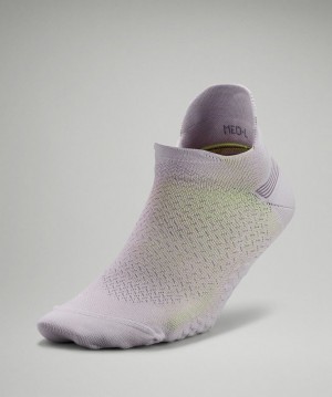 Lululemon MicroPillow Tab Running Sock Light Cushioning Strumpor Accessories Chrome | JHNP-85702