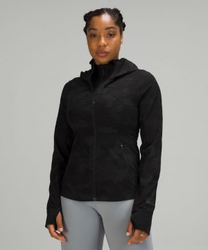 Lululemon Mist Over Windbreaker Jackor Dam Camo Svarta Olika Färger | PNFG-58432