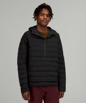 Lululemon Navigation Stretch Down Anorak Jackor Herr Svarta | GXRQ-32180