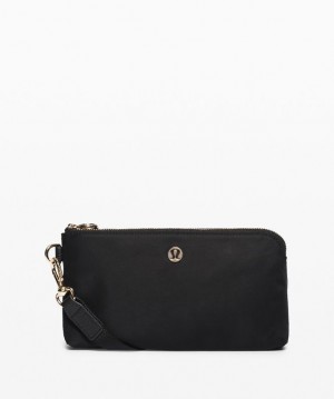 Lululemon Now and Always Pouch Väskor Accessories Svarta Guld | CRFH-48562