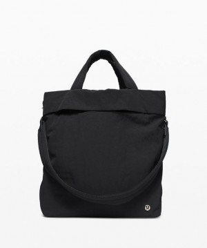 Lululemon On My Level Bag 19L Väskor Accessories Svarta Guld | FCMQ-19543