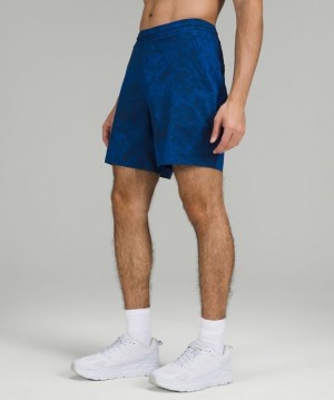 Lululemon Pace Breaker Lined Short 7 Shorts Herr Blå Marinblå | RTBJ-30649